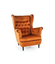 Кресло SIGNAL HARRY Velvet Bluvel 4215 корица/венге