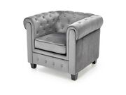 Кресло HALMAR ERIKSEN серый/черный..