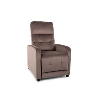 Кресло SIGNAL OTUS Velvet Bluvel 38 раскладное, капучино