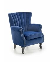 Кресло HALMAR TITAN темно-синий/черный