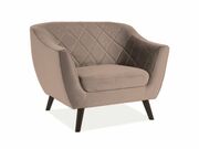 Кресло SIGNAL MOLLY 1 Velvet Bluvel 40 темно-..