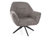 Кресло SIGNAL GALIA Brego серый/черный..