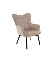 Кресло SIGNAL CARMEN Raven 30 темно-бежевый/черный мат