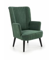 Кресло HALMAR DELGADO темно-зеленый/черный