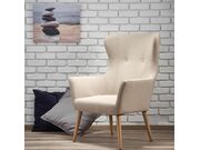 Кресло HALMAR COTTO бежевый/натуральный..