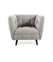 Кресло SIGNAL CASTELLO 1 Brego 10 серый/венге