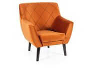 Кресло SIGNAL KIER 1 Velvet Bluvel 4215 кориц..