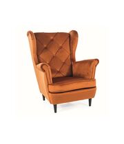 Кресло SIGNAL LADY Velvet Bluvel 4215 корица/венге