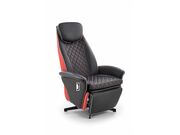 Кресло HALMAR CAMARO черный/красный..