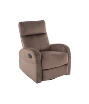 Кресло SIGNAL OLIMP Velvet Bluvel 38 раскладное, капучино