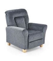 Кресло HALMAR BARD раскладное, серый/натуральный