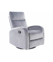 Кресло SIGNAL OLIMP Velvet Bluvel 14 раскладное, серый