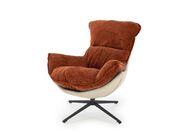 Кресло HALMAR LOBSTER корица/черный..