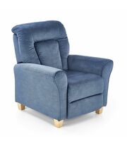 Кресло HALMAR BARD раскладное, темно-синий/натуральный