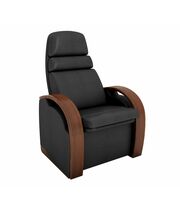 Кресло-реклайнер Sheffilton SHT-AMS32 артикул SHT-КР01 черный/темный орех