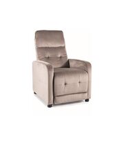 Кресло SIGNAL OTUS Velvet Bluvel 40 раскладное, бежевый