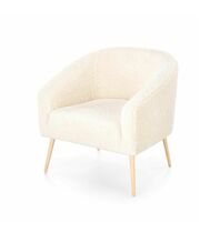 Кресло HALMAR GRIFON 2 кремовый/натуральный