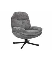 Кресло SIGNAL HARPER tap. 240 серый/черный