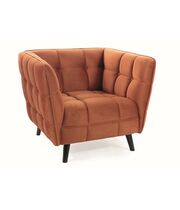 Кресло SIGNAL CASTELLO 1 Velvet Bluvel 4215 корица/венге