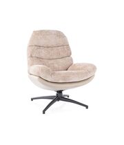 Кресло SIGNAL GISELLE античный розовый/бежевый/черный мат