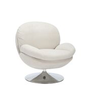 Кресло SIGNAL BRIGITTE Brego 22 светло-бежевый/хром