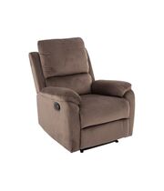 Кресло SIGNAL SPENCER 1 Velvet 38 раскладное, капучино