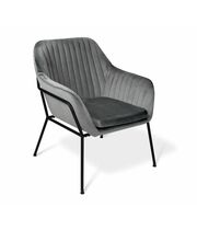 Кресло Sheffilton SHT-AMS2-1 артикул SHT-К4 угольно-серый/черный муар