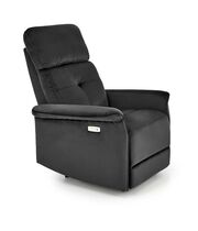 Кресло HALMAR SEMIR раскладное, черный