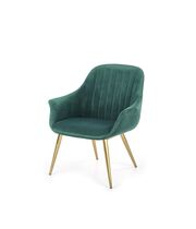 Кресло HALMAR ELEGANCE 2 темно-зеленый/золотой