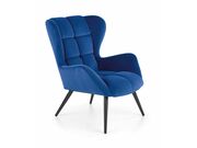 Кресло HALMAR TYRION темно-синий/черный..