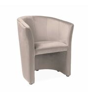 Кресло SIGNAL TM-1 Velvet Bluvel 40 темно-бежевый/венге