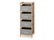 Стеллаж HALMAR REG10 натуральный/серый, 28/26..