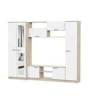 Стенка NN Мебель МГС 3 Дуб Сонома/Белый