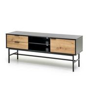 Тумба под теле/видео аппаратуру HALMAR MURANO RTV-1 дуб артизан/черный