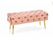 Скамья HALMAR ATHENA розовый/золотой..