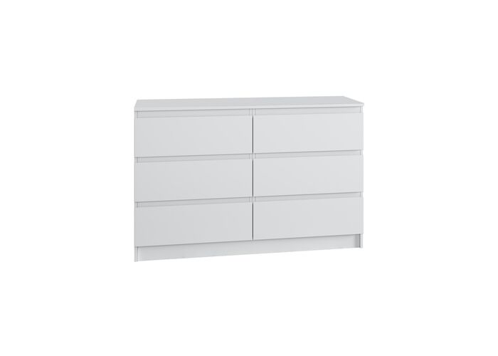 Комод ДСВ (МС Мори) МК 1200.6 Белый
