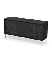 Комод HALMAR BULLET KM-1 черный/золотой