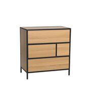 Комод SIGNAL GEO K4 дуб/черный