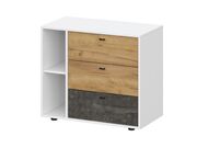 Комод SV-МЕБЕЛЬ (МС Анри К) Белый Текстурный/..