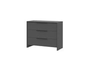 Комод NN Мебель (МС Камелия 1 К) Графит серый..