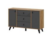 Комод NN Мебель (МС Байкал К) Дуб Золотой/Гра..