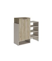 Комод МК Стиль БОХО ТМ-001 ЛДСП дуб крафт серый/кашемир