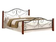 Кровать HALMAR VIOLETTA черешня античная/черн..