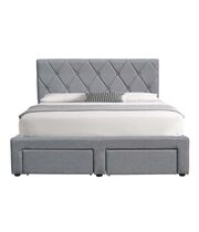 Кровать HALMAR BETINA серый, 140/200