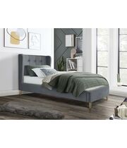 Кровать HALMAR ESTELLA серый, 90/200