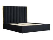 Кровать HALMAR PALAZZO черный/золотой, 160/20..