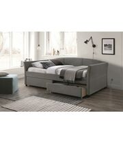 Кровать SIGNAL LANTA tap. 54 серый, 90/200