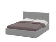 Кровать двойная NN Мебель К №4 Серый, 160/200..