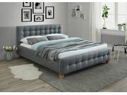 Кровать SIGNAL BARCELONA tap. 23 серый/дуб, 1..