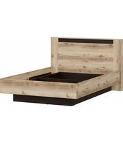 Кровать SV-МЕБЕЛЬ К №3 Серия 3 двойная универс. 1.6х2.0 Страйп Дуб Делано/Дуб Венге